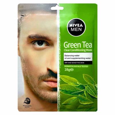 ماسک ورقه ای چای سبز مردانه نیوآ NIVEA